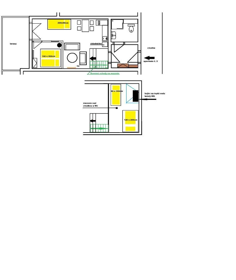 Apartman & Studio Tyrkys Spiezovec Donovaly Exteriör bild